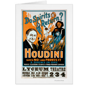 Les spiritueux retournent-ils ? Houdini dit que le