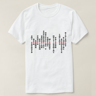 Les statistiques est T-shirt frais (la couleur