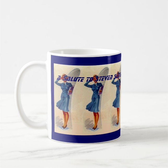 LES STEWARDS (HÔTESSE DE L'AIR) DE ~ DE TASSE (Gauche)