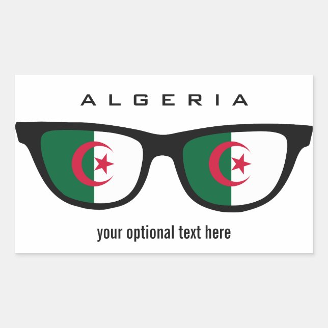 Les stickers personnalisés de la marque Algérie Sh (Devant)