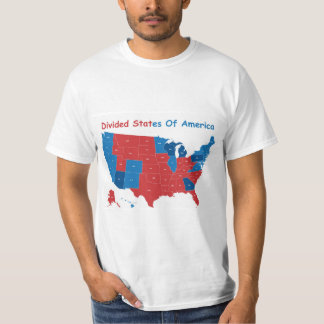 Les T-shirts des États-Unis divisés drôles