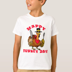Les T-shirts heureux de jour de la Turquie, sweat
