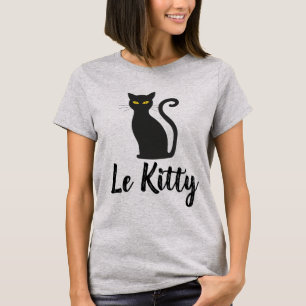 LES T-Shirts LE KITTY, CHAT FRANÇAIS