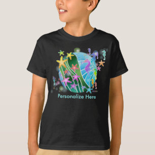 Les T-shirts sombres des enfants - sous l'art de l
