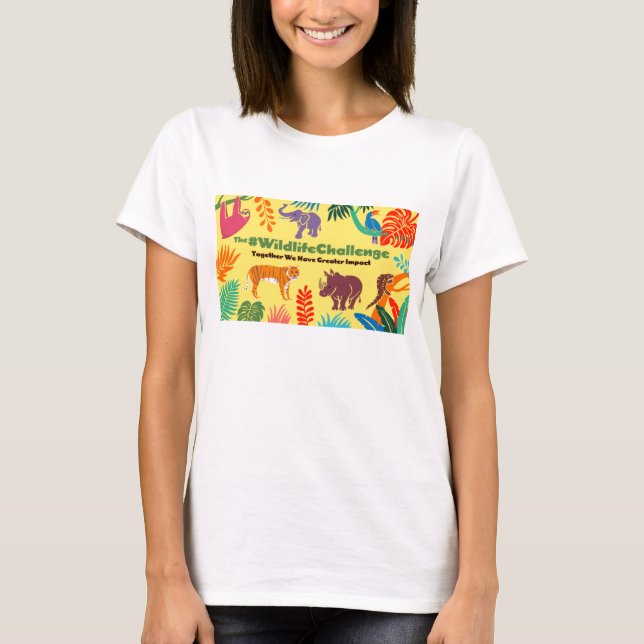 Les T-shirts spéciaux du Wildlife Challenge (Devant)