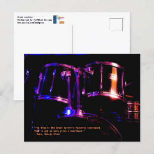 Les tambours font la carte postale Talking