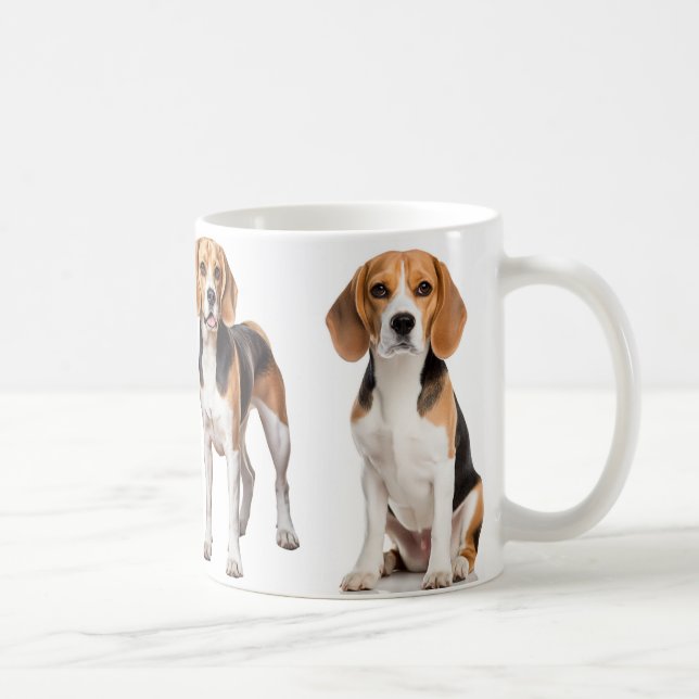 Les tasses à café de l'amant beagle (Droite)