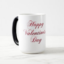 Les tasses de la journée de Valinetine