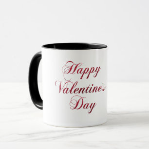 Les tasses de la journée de Valinetine