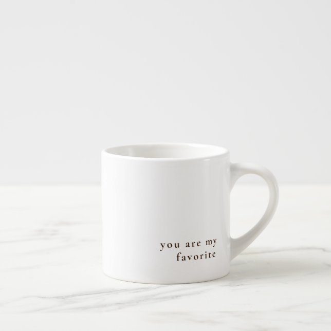 Les tasses d'expresso - vous êtes mon préféré (Droite)