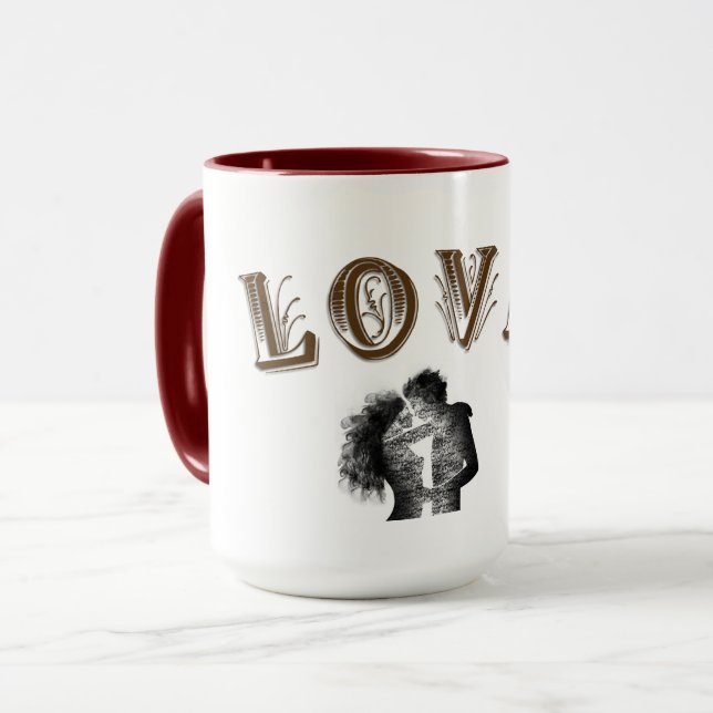 Les tasses du jour de l'amour (Devant gauche)