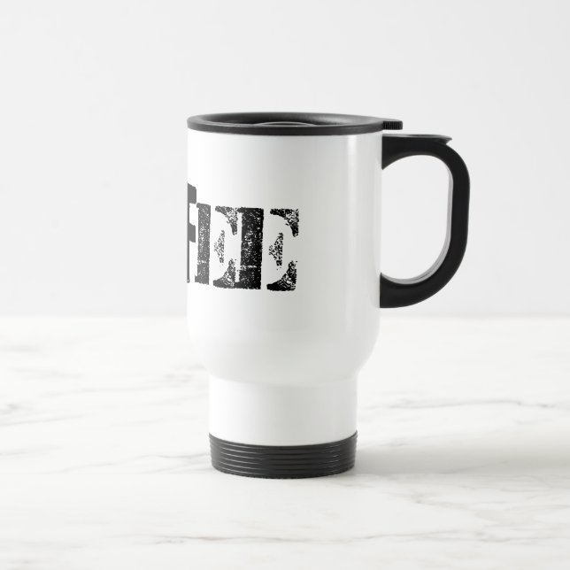 Les tasses faites sur commande de voyage de café - (Droite)