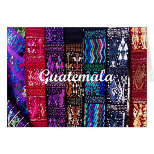Les textiles guatémaltèques.