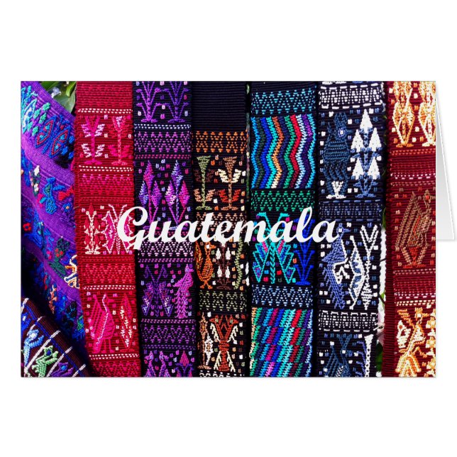 Les textiles guatémaltèques. (Devant Horizontal)