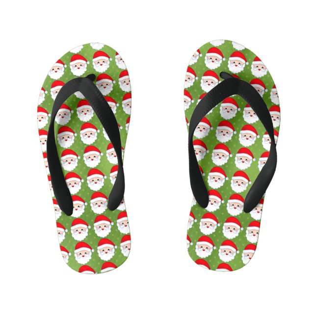 Les tongs de Noël Père Noël, les tongs des enfants (Semelle)