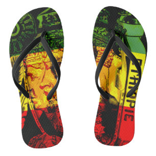 Les tongs de Rasta Haile Selassie