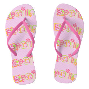 Les tongs des femmes du printemps