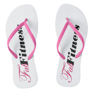 Les tongs du logo Fab Fitness
