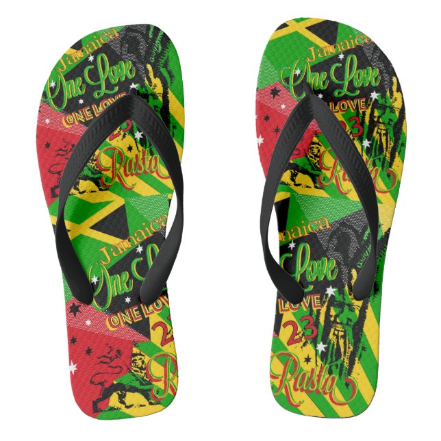 Les tongs du Rasta Reggae Party (Semelle)