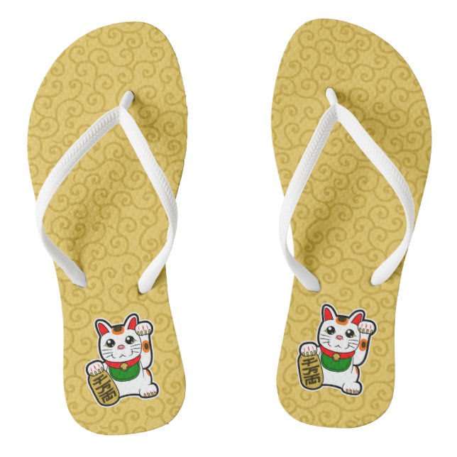 Les tongs japonais de Maneki Neko (Semelle)