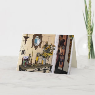 Les tournesols du pigeon - carte de lettre