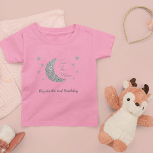 Les Tous Petits Deux à la Lune T-shirt pour enfant de 2 ans