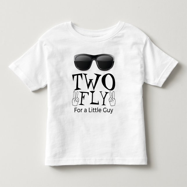 Les Tous Petits Deux volées pour un T-shirt petit type (Devant)