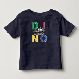 Les Tous Petits DINO - T-shirt bleu marine pour bébé fin Jersey