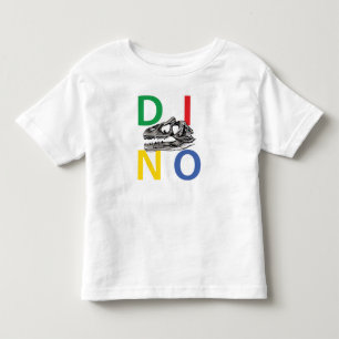 Les Tous Petits DINO - T-shirt Jersey fin pour bébé blanc