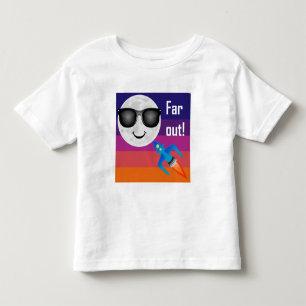 Les Tous Petits Far Out Design - T-shirt en jersey fin pour tout-p