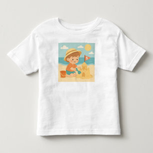 Les Tous Petits J'ai 5 ans ! - T-shirt plage anniversaire pour enf