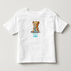 Les Tous Petits L est pour Leo - T-Shirt pour Tout-Petit sur Mesur