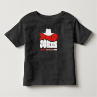 T-shirt graphique cow-boy "Mauvaises blagues" pour