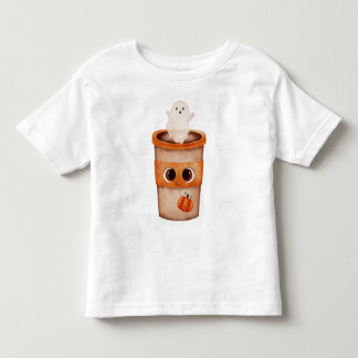 Les Tous Petits T-shirt Halloween pour tout-petit avec tasse de ca
