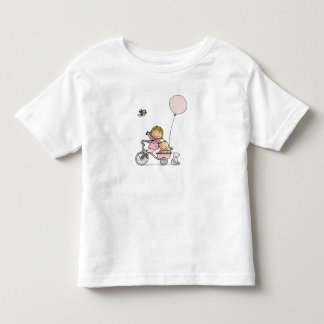 Les Tous Petits T-shirt pour bébé avec des enfants à trois roues
