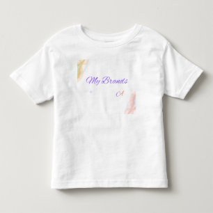 Les Tous Petits T-shirt pour tout-petit avec empreintes de pieds d