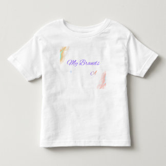 Les Tous Petits T-shirt pour tout-petit avec empreintes de pieds d