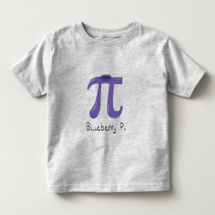 Les Tous Petits T-shirt pour tout-petit Blueberry Pi Cute Math Enf