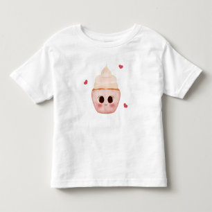 Les Tous Petits T-Shirt pour tout-petit Cupcake Kawaii