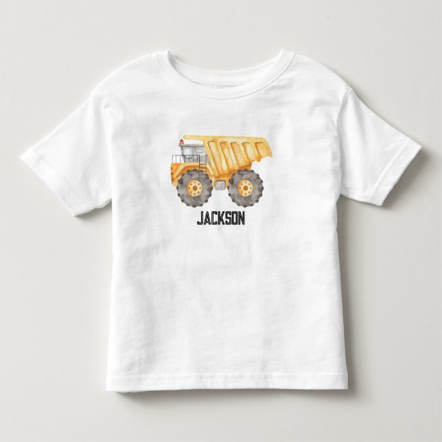 Les Tous Petits T-shirt pour tout-petit de construction (Devant)
