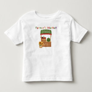 Les Tous Petits T-shirt pour tout-petit Stand de légumes mignon du