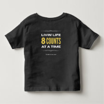 T-shirt pour tout-petit "Vivre la vie 8 temps à la