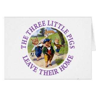 Les Trois Petits Cochons Quittent Leur Maison