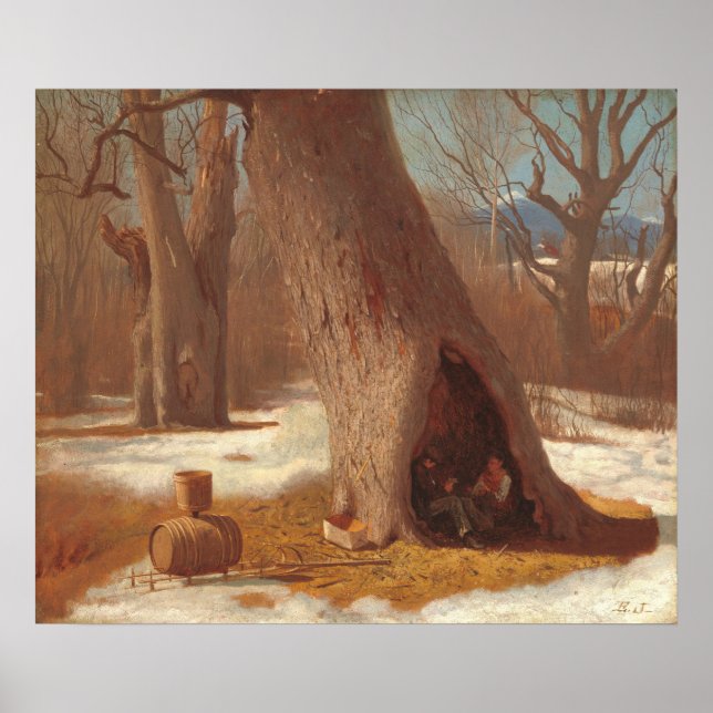 Les Truants - Eastman Johnson Fine Art Poster (Devant)