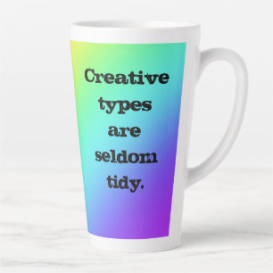 "Les types créatifs sont rarement minces" Mug Arc-