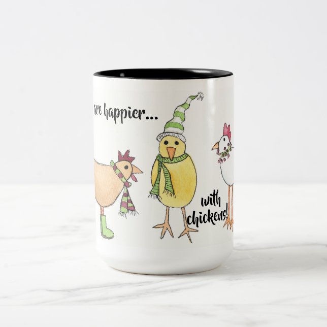 Les vacances sont plus heureuses avec la tasse de (Centre)