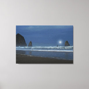 Les Vagues Chicane 36 x 24 toile étirée Impression