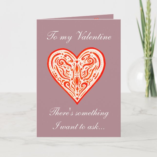 Les Valentines m'épousent carte de proposition (Devant)