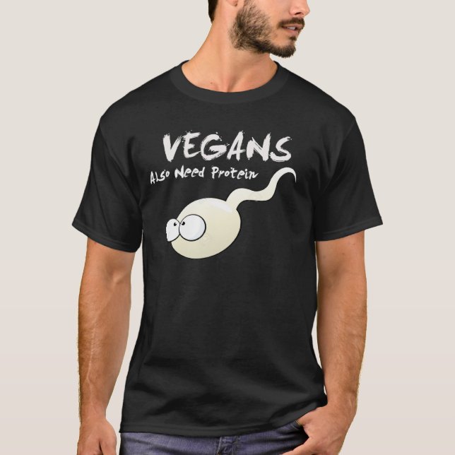 Les végétaliens ont besoin également du T-shirt de (Devant)