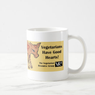 Les végétariens ont de bons coeurs ! Tasse